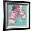 Lowtops (pink on blue)-John W^ Golden-Framed Giclee Print