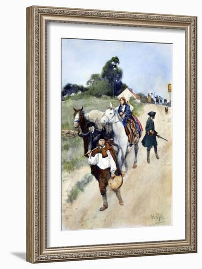 Loyalists to Canada-Howard Pyle-Framed Giclee Print