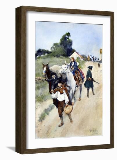 Loyalists to Canada-Howard Pyle-Framed Giclee Print