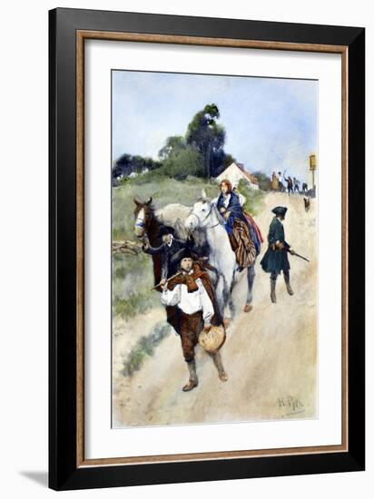 Loyalists to Canada-Howard Pyle-Framed Giclee Print