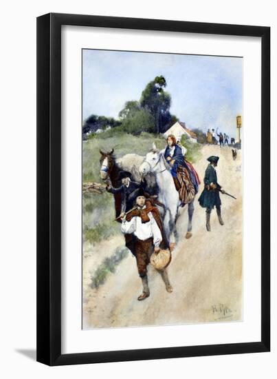 Loyalists to Canada-Howard Pyle-Framed Giclee Print