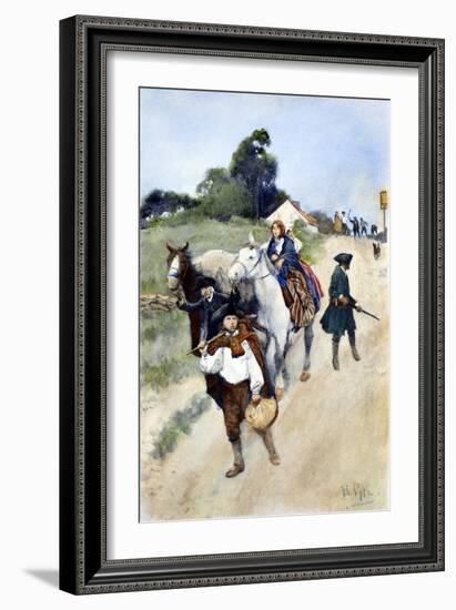 Loyalists to Canada-Howard Pyle-Framed Giclee Print