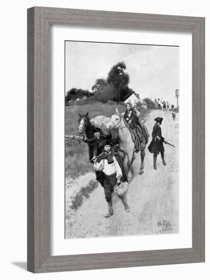 Loyalists to Canada-Howard Pyle-Framed Giclee Print