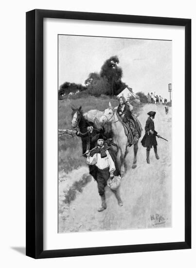 Loyalists to Canada-Howard Pyle-Framed Giclee Print