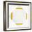 Lozange Composition with Four Yellow Lines, 1933-Piet Mondrian-Framed Art Print