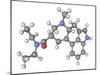 LSD Drug Molecule-Laguna Design-Mounted Photographic Print