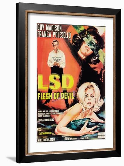 LSD: Flesh of the Devil-null-Framed Art Print