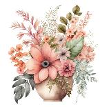 Watercolor Jar Bouquets 3-LSR Design Studio-Art Print