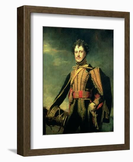 Lt. Col. Sir John James Fraser in Hussar Uniform-Sir Henry Raeburn-Framed Giclee Print