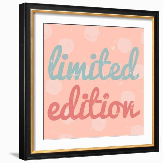 Ltd Edition Polka Dot-Lola Bryant-Framed Art Print