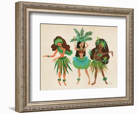 Luau Girls Beige-Cat Coquillette-Framed Giclee Print