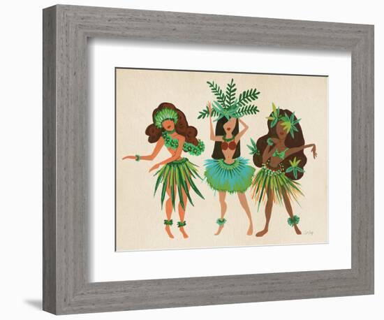 Luau Girls Beige-Cat Coquillette-Framed Giclee Print