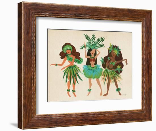 Luau Girls Beige-Cat Coquillette-Framed Giclee Print