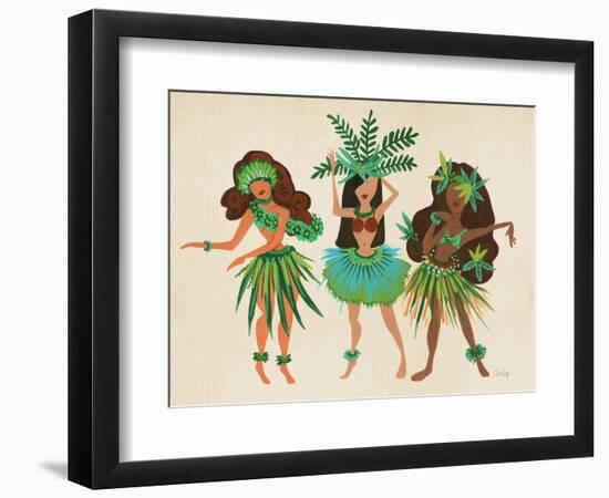 Luau Girls Beige-Cat Coquillette-Framed Giclee Print