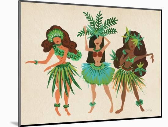 Luau Girls Beige-Cat Coquillette-Mounted Giclee Print