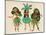 Luau Girls Beige-Cat Coquillette-Mounted Giclee Print