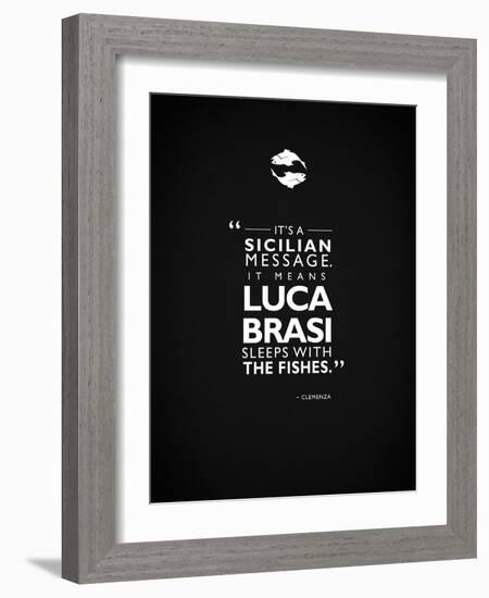 Luca Brasi-Mark Rogan-Framed Art Print