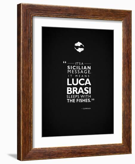 Luca Brasi-Mark Rogan-Framed Art Print