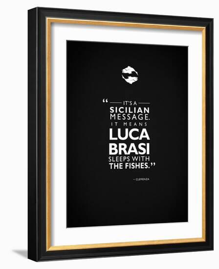 Luca Brasi-Mark Rogan-Framed Art Print