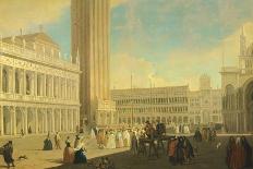 The Piazzetta, Venice-Luca Carlevarijs-Framed Giclee Print