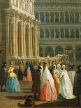 The Piazzetta, Venice, from the Bacino-Luca Carlevarijs-Giclee Print