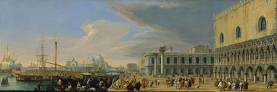 The Bucintoro Departing from the Bacino di San Marco, 1710-Luca Carlevaris-Giclee Print