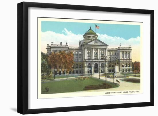 Lucas County Courthouse, Toledo-null-Framed Art Print