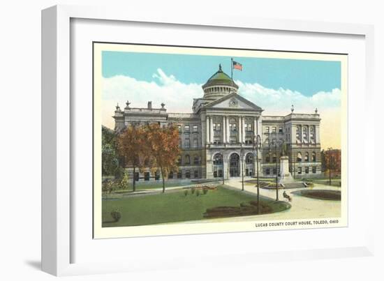 Lucas County Courthouse, Toledo-null-Framed Art Print