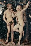 Adam and Eve, 1538-Lucas Cranach Elder-Mounted Giclee Print