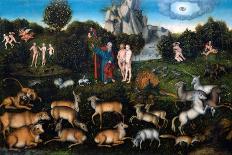The Garden of Eden by Lucas Cranach the Elder-Lucas Cranach the E;der-Giclee Print