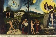 Fall of Man Kind and Salvation, Altarpiece, 1529-Lucas Cranach the Elder-Giclee Print