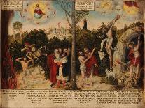 Adam and Eve in the Garden of Eden-Lucas Cranach the Younger-Giclee Print