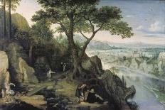 Detail From: Winter Landscape Near Antwerp, 1590-Lucas I. van Valckenborch-Framed Giclee Print