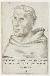 Martin Luther, Bust in Three-Quarter View, 1520 (Engraving on Laid Paper with Watermark)-Lucas the Elder Cranach-Giclee Print
