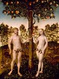 Adam and Eve in the Garden of Eden-Lucas Cranach the Younger-Giclee Print