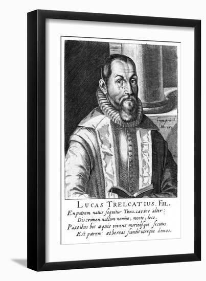 Lucas Trelcatius Younger-Hendrik Hondius-Framed Art Print