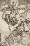Angels among the Just. Detail of the left wing of the triptych The Last Judgement.-Lucas van Leyden-Giclee Print