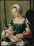 Potiphar's Wife Displays Joseph's Garment, C. 1512-Lucas van Leyden-Framed Giclee Print