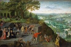Landscape with a Foundry, 1595-Lucas van Valckenborch-Giclee Print