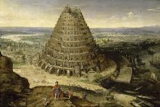 La Tour de Babel-Lucas Van Valckenborgh-Mounted Giclee Print