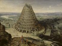 La Tour de Babel-Lucas Van Valckenborgh-Framed Giclee Print