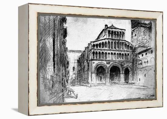 Lucca, 1832-John Ruskin-Framed Premier Image Canvas