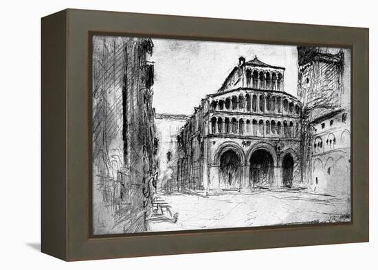 Lucca, 1832-John Ruskin-Framed Premier Image Canvas