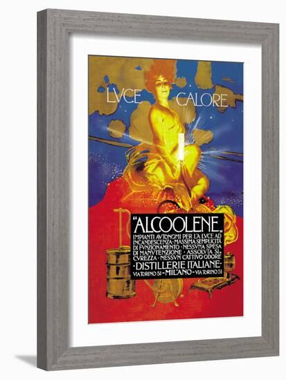 Luce Calore-Leopoldo Metlicovitz-Framed Art Print