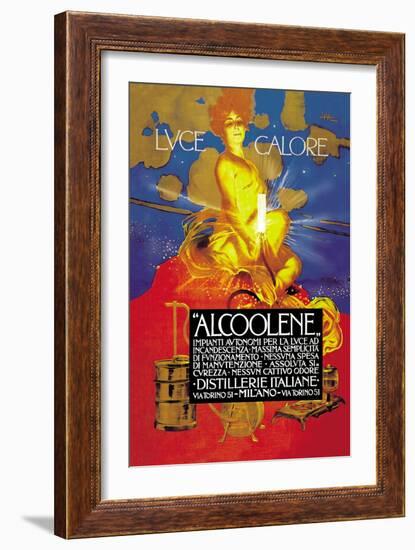 Luce Calore-Leopoldo Metlicovitz-Framed Art Print