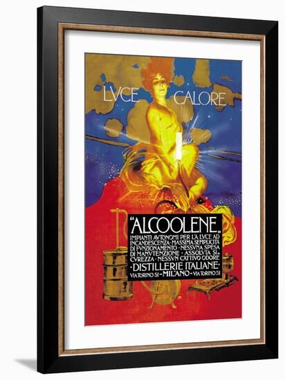 Luce Calore-Leopoldo Metlicovitz-Framed Art Print
