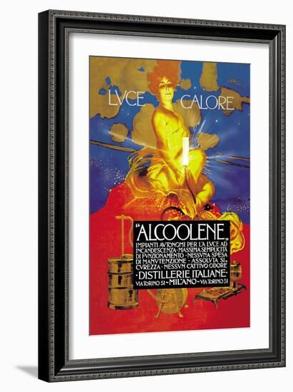 Luce Calore-Leopoldo Metlicovitz-Framed Art Print