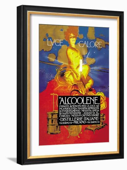 Luce Calore-Leopoldo Metlicovitz-Framed Art Print