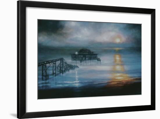 Lucent, 2006 Old Brighton Pier-Lee Campbell-Framed Giclee Print