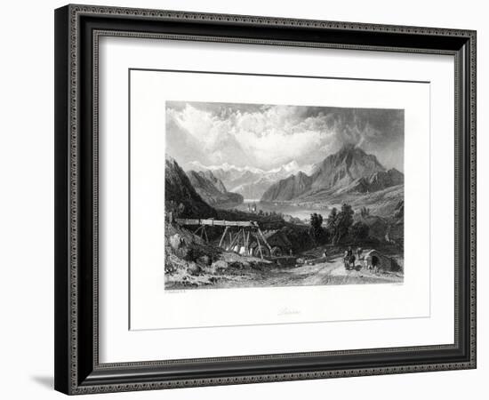 Lucerne, Central Switzerland, 19th Century-John Cousen-Framed Giclee Print